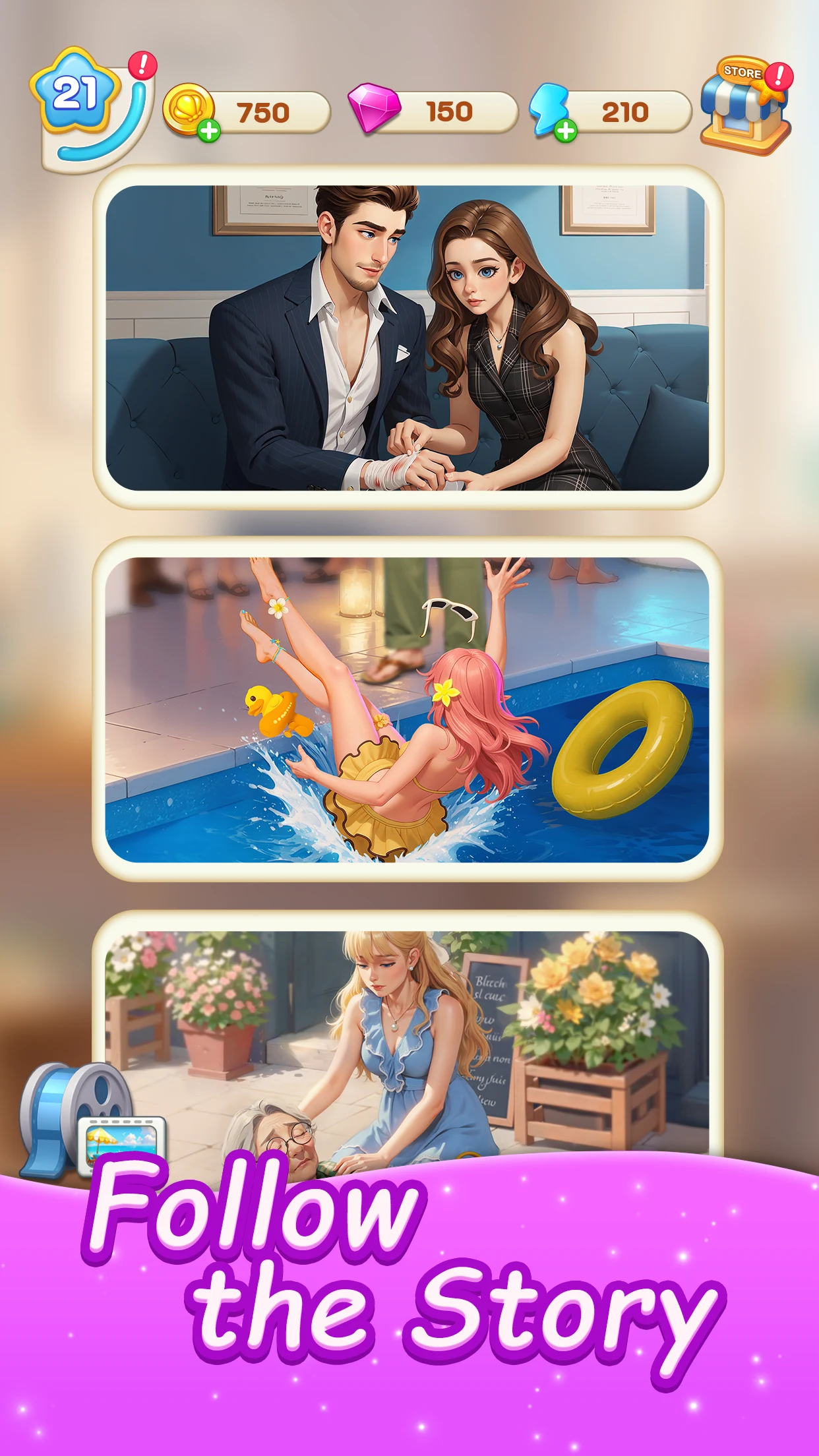 Merge Fashion: Romance Story screenshot